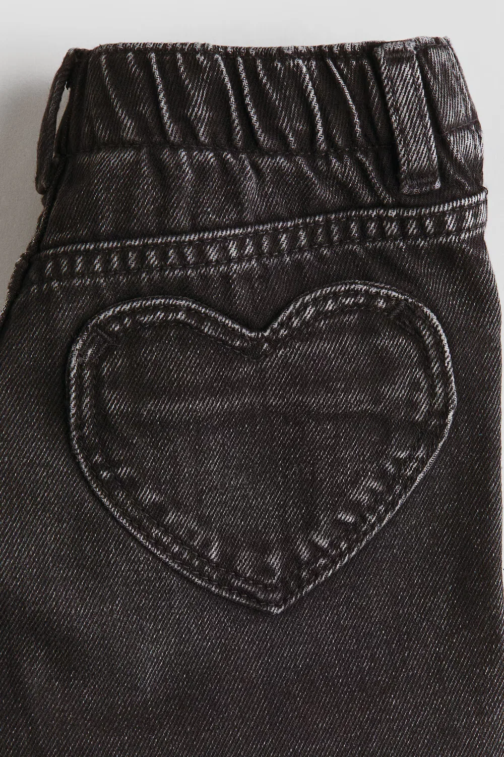 Свободные джинсы-бочонки H&M, Schwarz — фото 3