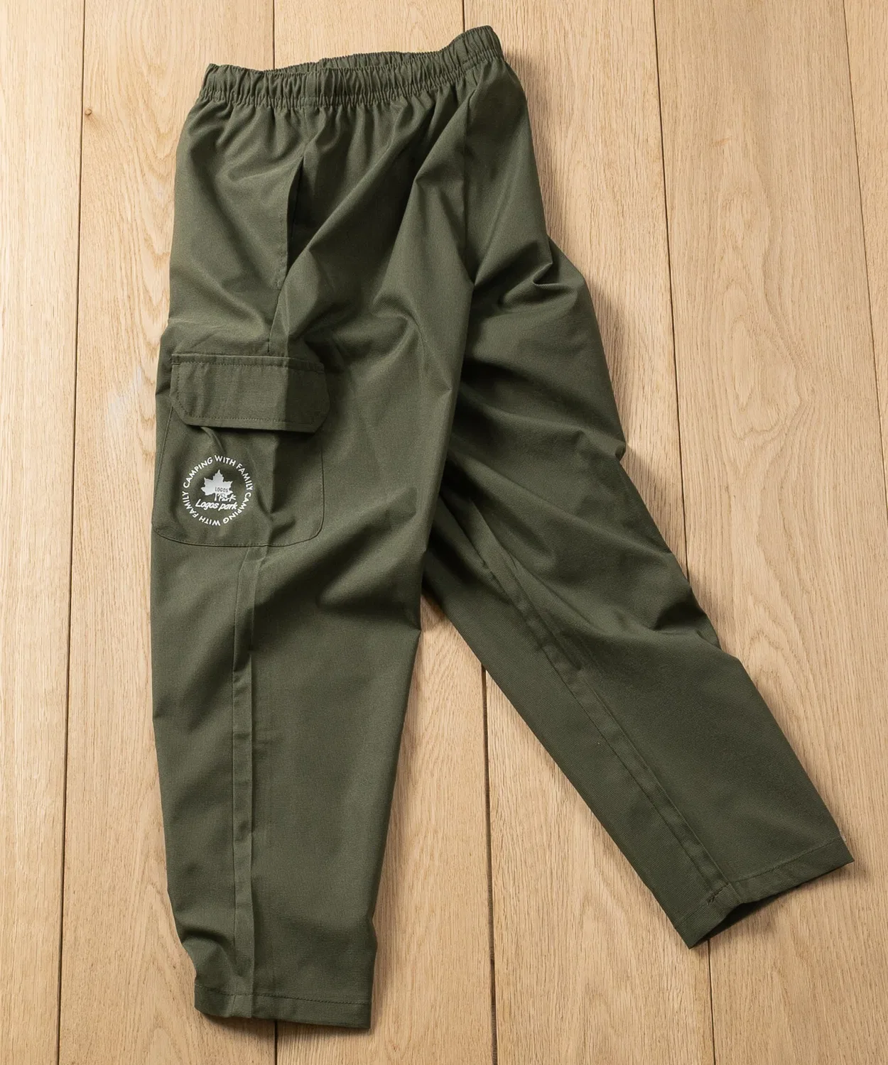 Детские карго-брюки с утягивающим поясом ST Cross LOGOS, Khaki