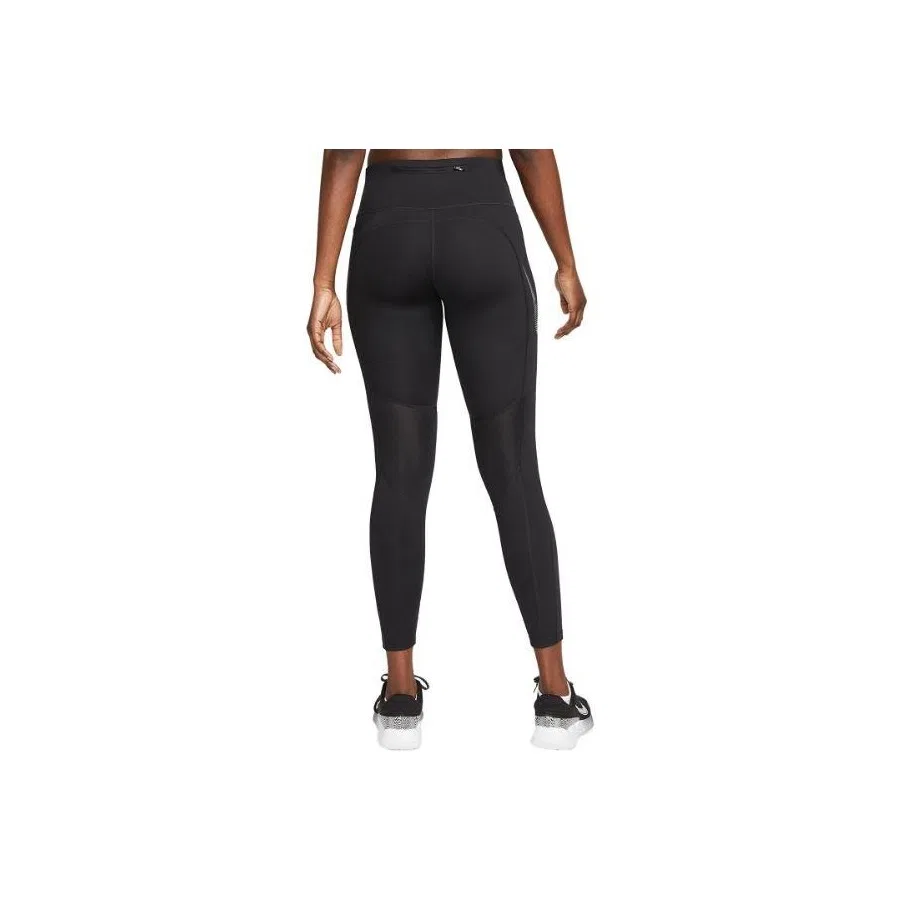 Тайтсы для фитнеса Nike Dri-Fit Fast, Черный — фото 3