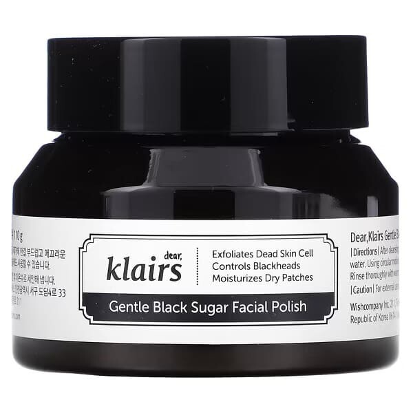 

Скраб для лица с черным сахаром Dear, Klairs Gentle Black Sugar Facial Polish, 110г