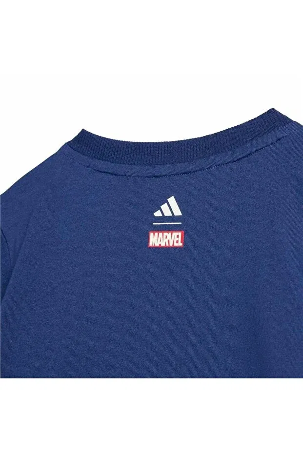 Детский комплект шорт для мальчиков с коротким рукавом Adidas, Blue — фото 3
