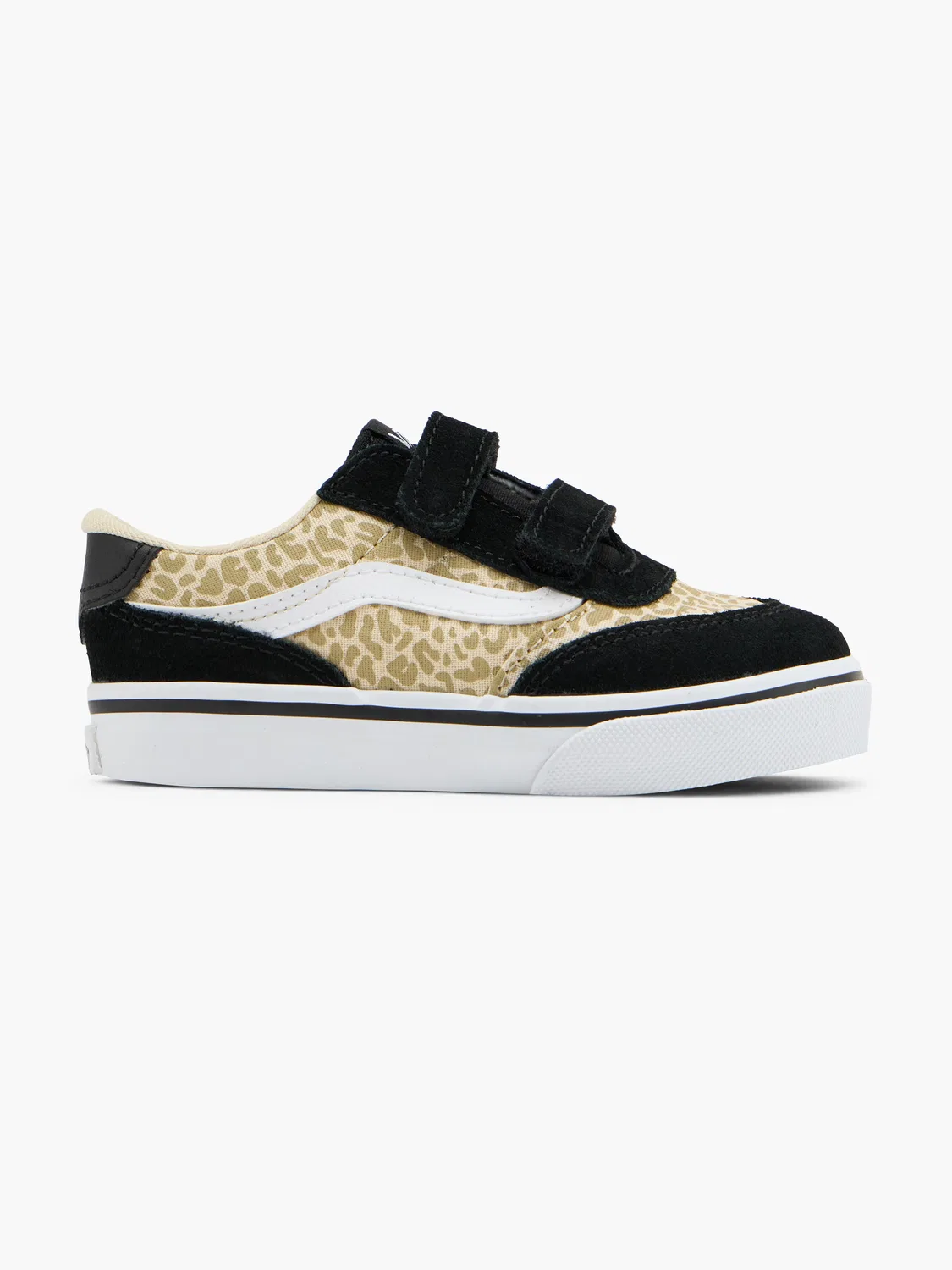 Детские кроссовки с animal-принтом Vans, черный