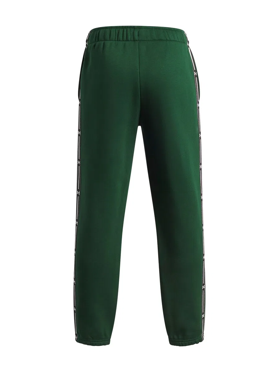 Спортивные брюки Under Armour зауженного кроя 'Icon Flc' зеленого цвета — фото 2