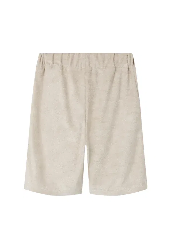Шорты с эластичным поясом Fredy sweatshorts Name It beige, бежевый — фото 2