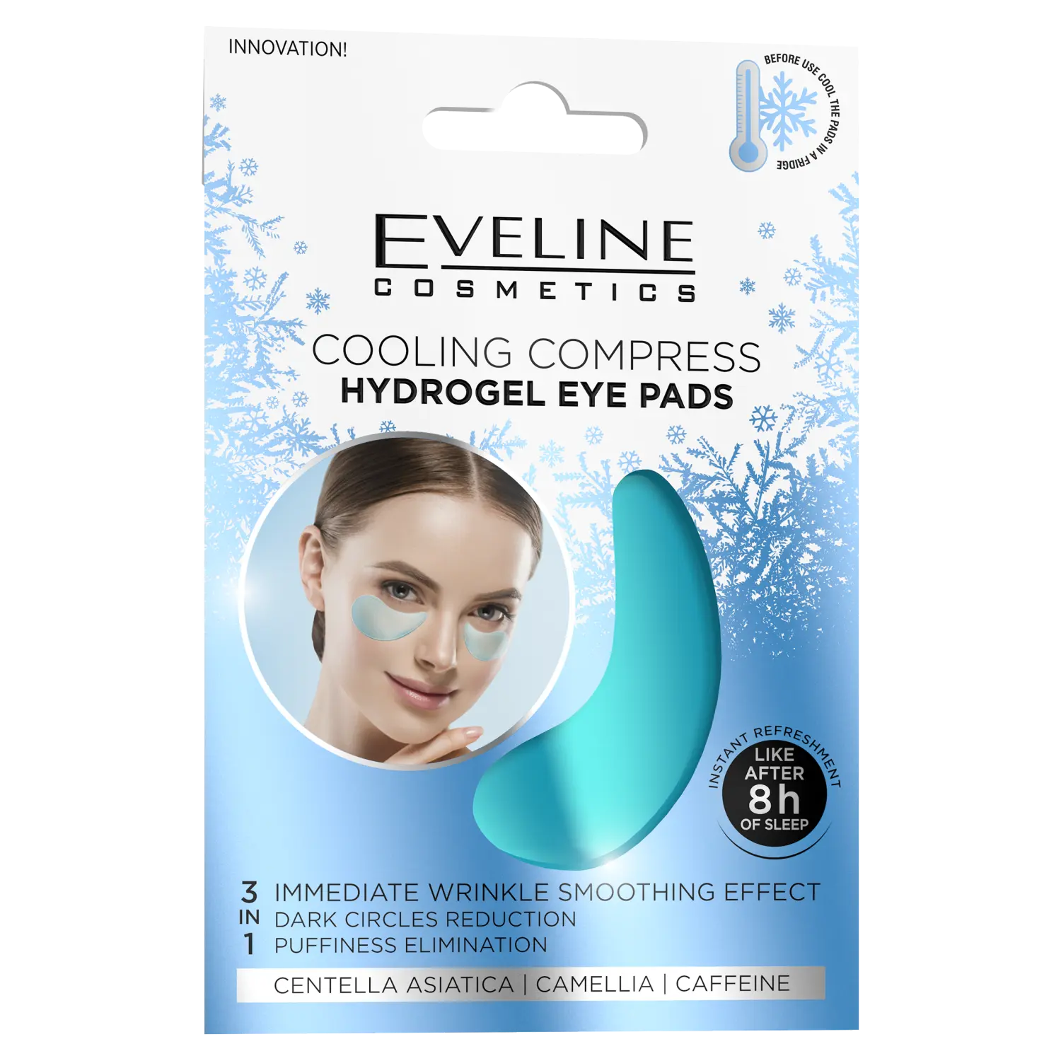 

Eveline Cosmetics охлаждающие гидрогелевые патчи для глаз, 1 пара