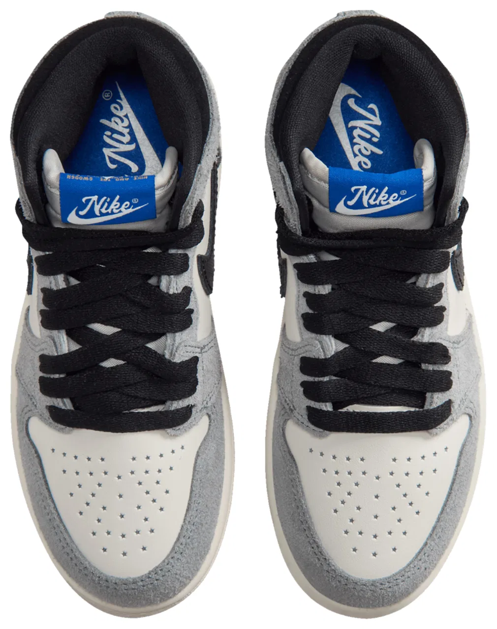 Кроссовки для мальчиков Retro 1 High OG Jordan, цвет Black/Cool Grey/Sail — фото 4