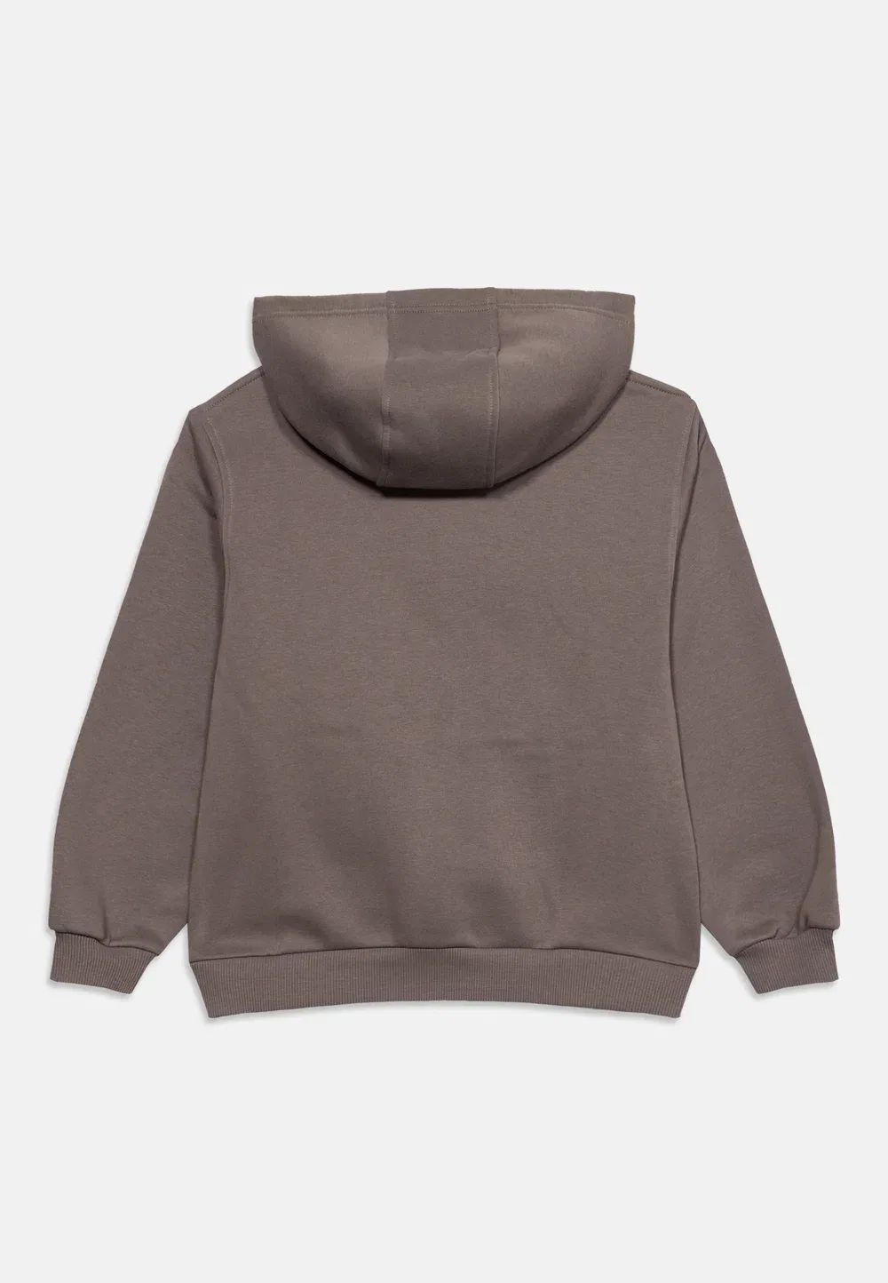 Клубная толстовка унисекс на молнии Nike Sportswear, Cave Stone/White — фото 2