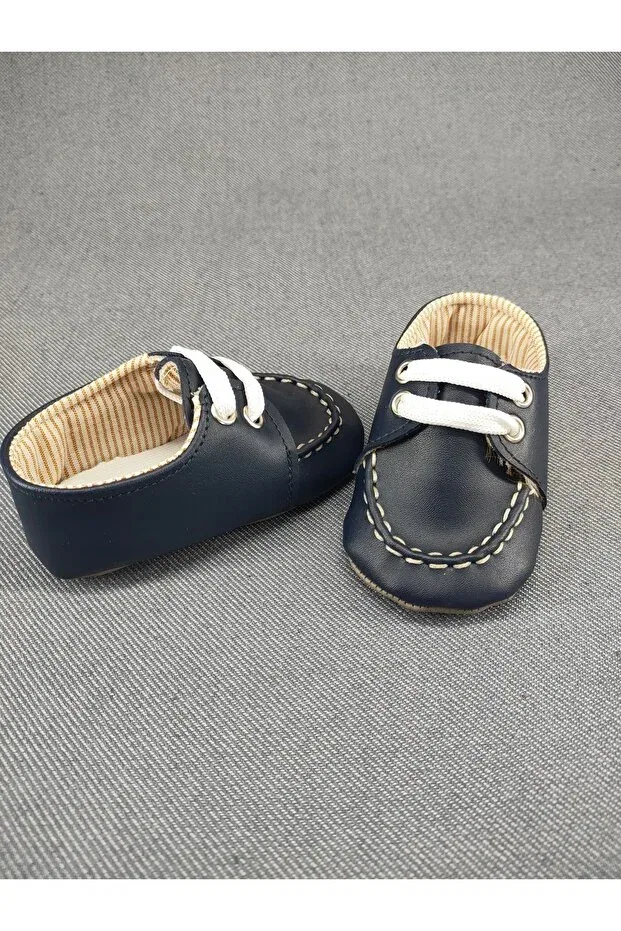 Детские туфли для мальчиков с принтом Oscar Baby, Navy Blue