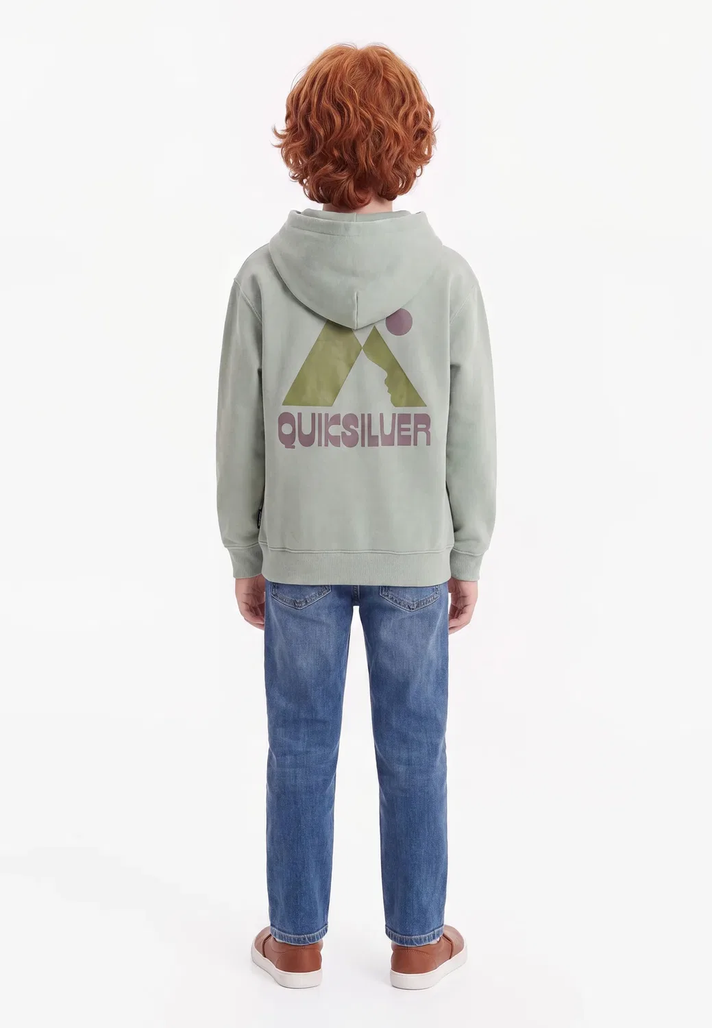 Худи с графическим принтом - худи Quiksilver, Green — фото 2