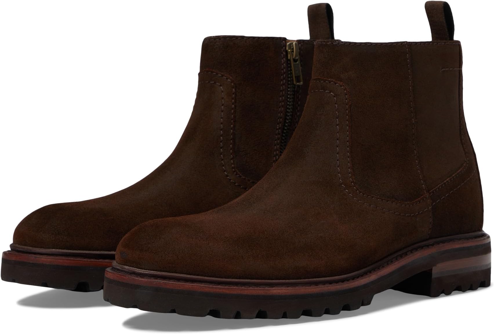 

Ботинки Johnston & Murphy Collection Dudley Lug Zip Boot, цвет Brown Waxed English Suede