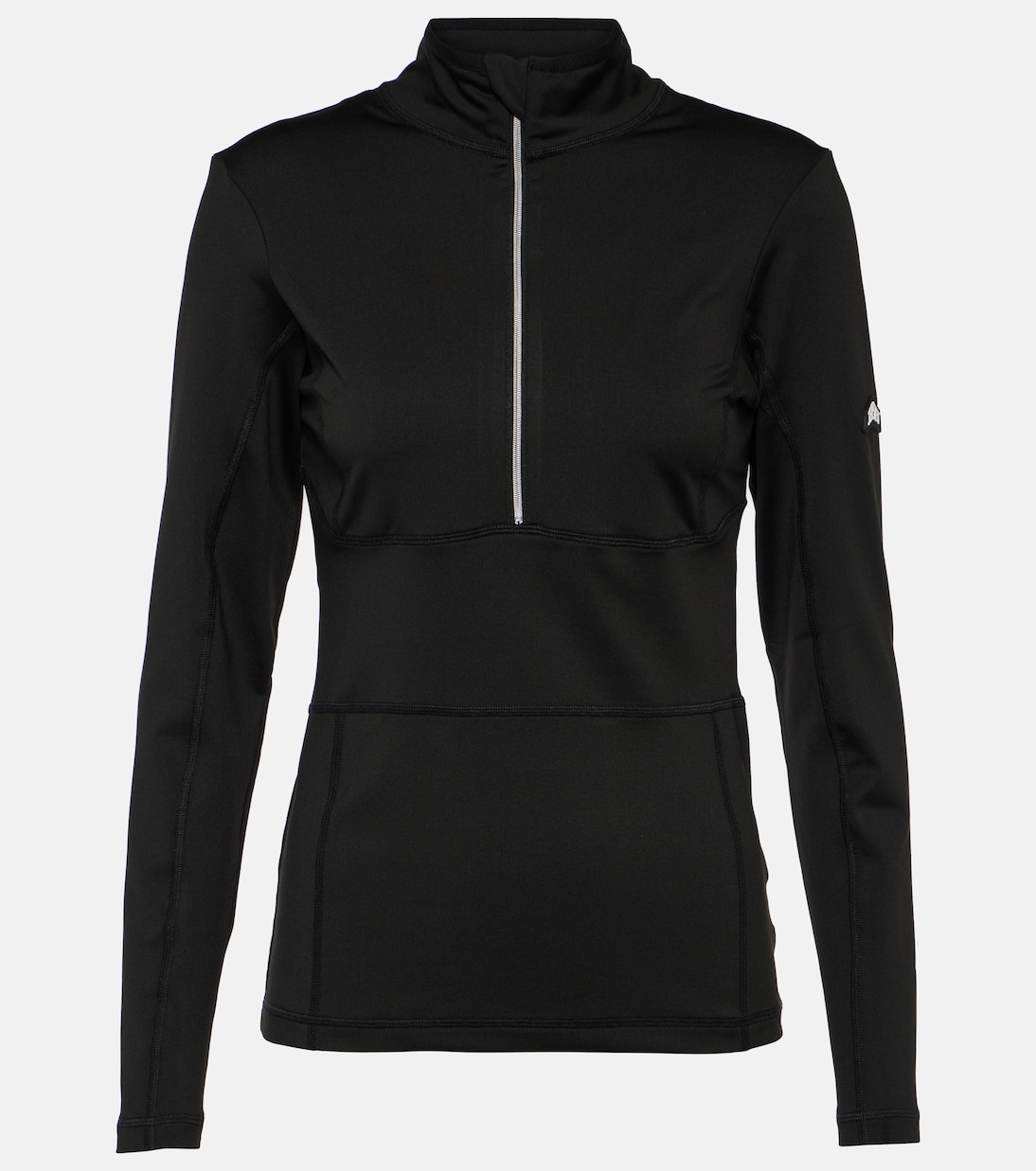 

Узкий топ Ginger Halfzip Jet Set, черный