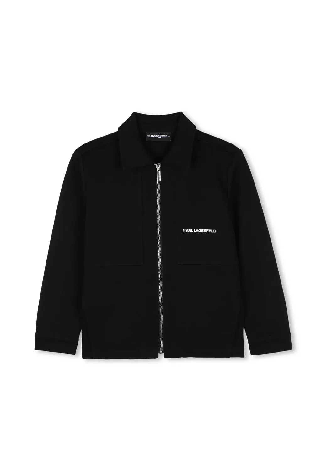 Кардиган в стиле шик - легкая куртка Karl Lagerfeld Kids, Black