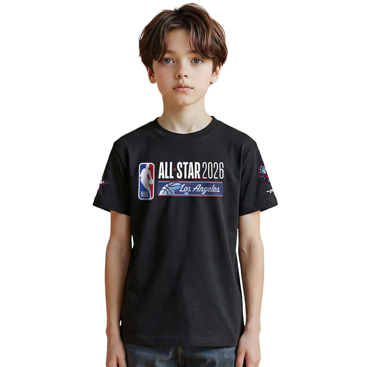 Футболка для мальчиков NBA All Star 2026 Pro Standard, черный/синий
