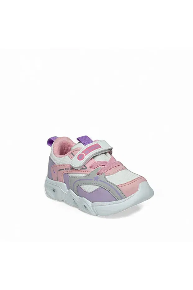Детские спортивные туфли для девочек с подсветкой Bi Ayakkabi, Pink — фото 2