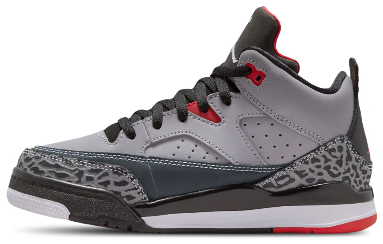 Кроссовки для мальчиков Son Of Mars Low Jordan, цвет White/Grey/Red — фото 2
