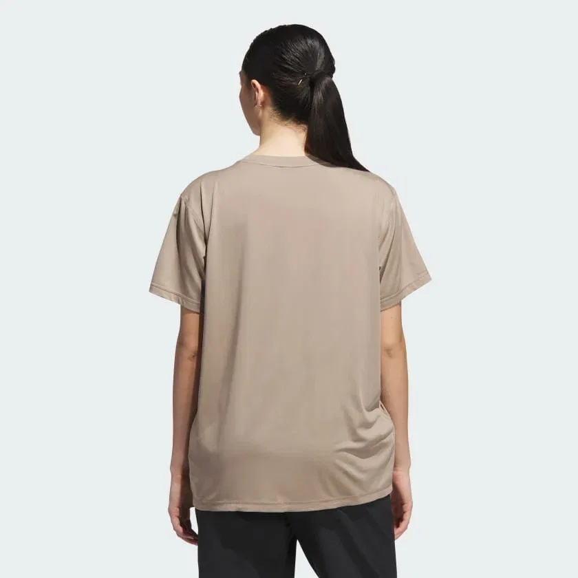 Женская футболка свободного кроя для тренировок Designed for Train Everyday Workout Tee adidas, Sandy Pink — фото 2