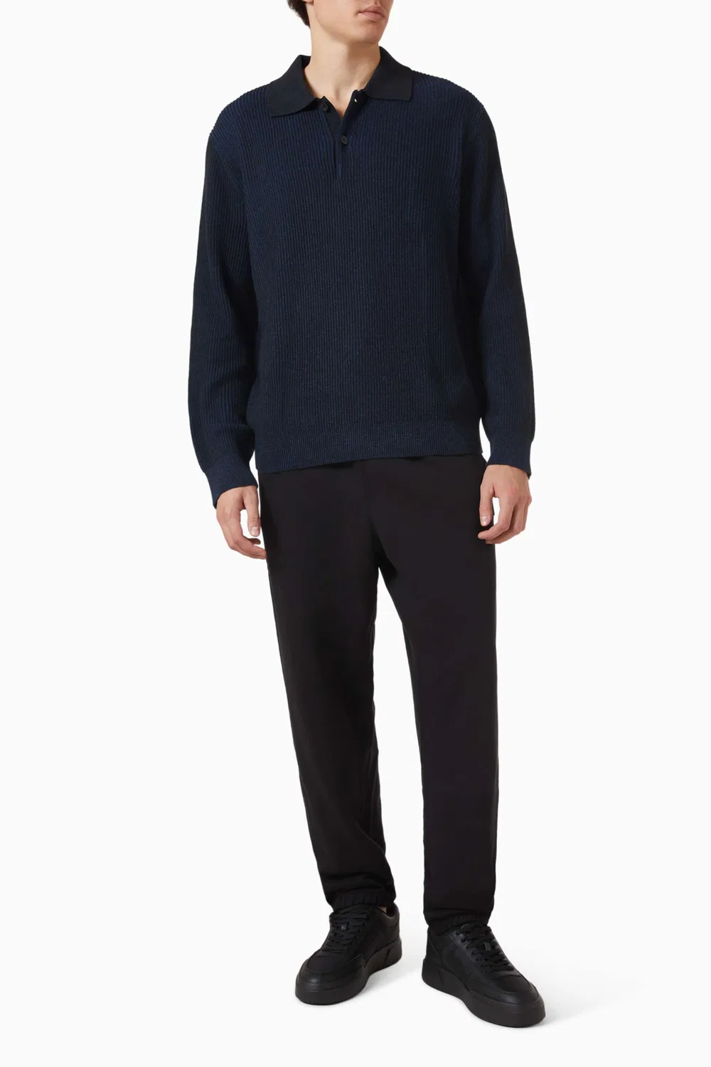 Пуловер хлопковый Polo Calvin Klein — фото 2