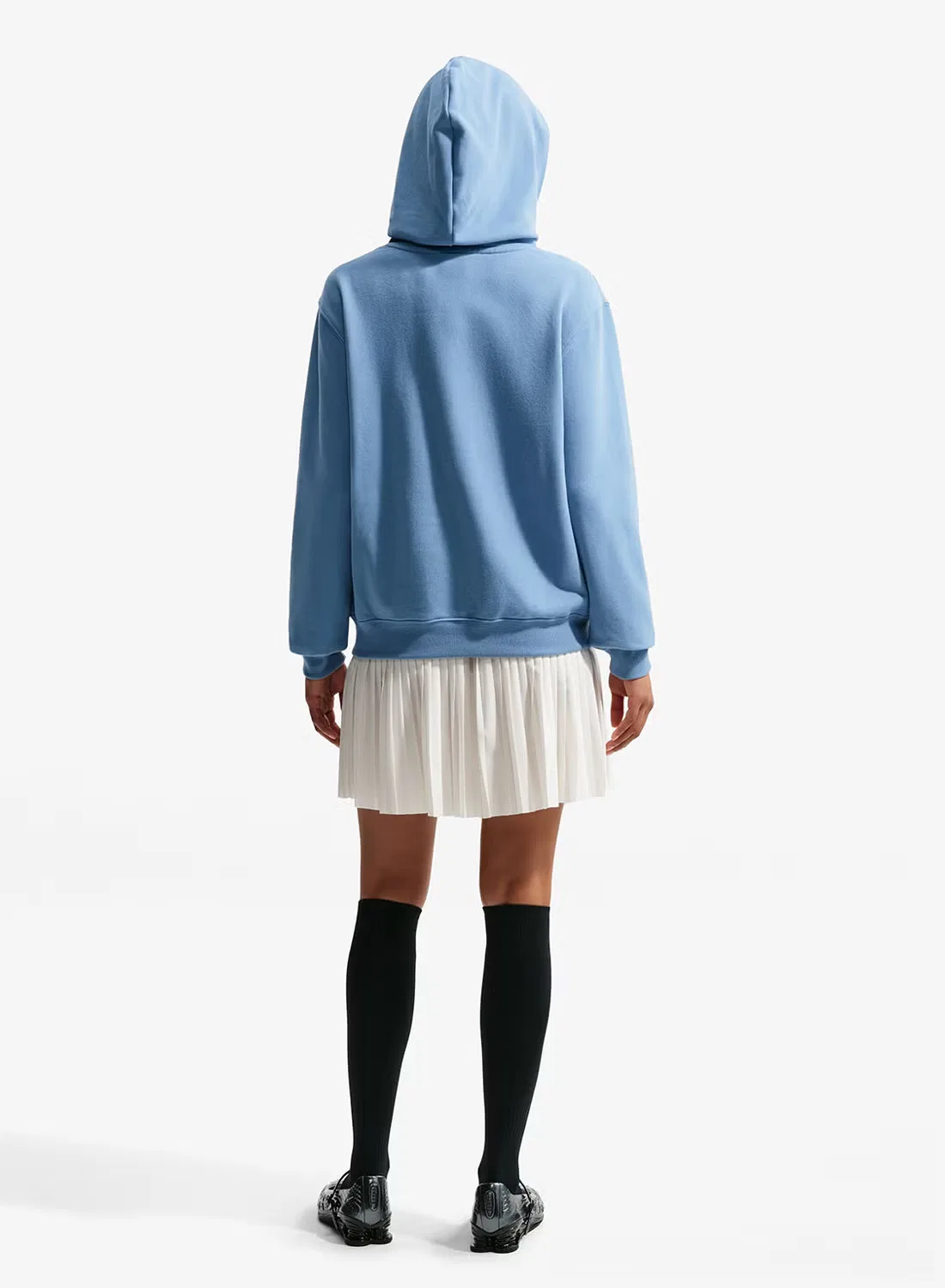 Худи легкое с капюшоном Studio fleece Nike, синий — фото 2