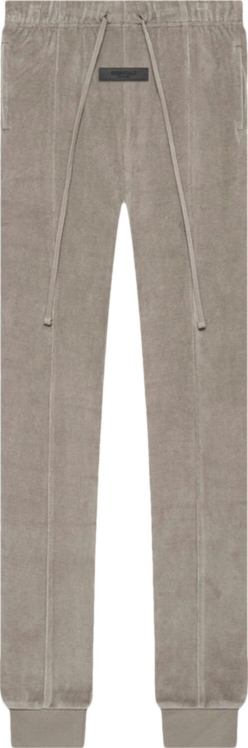

Брюки Fear of God Essentials Velour Pant 'Desert Taupe', серый