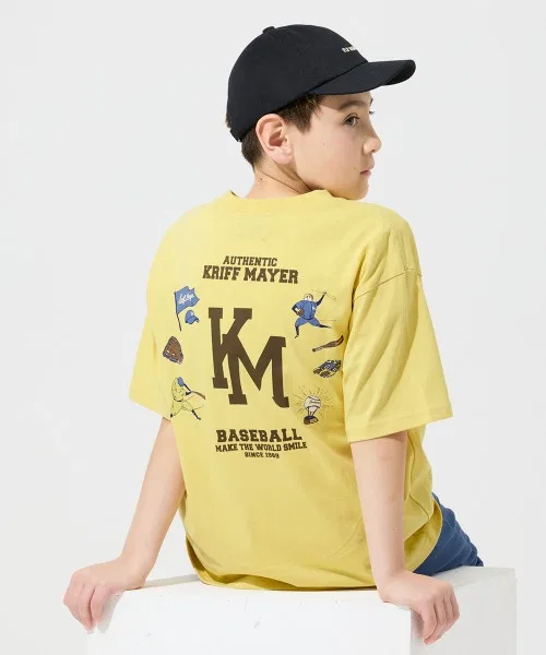 Детская футболка с длинным рукавомс принтом LOGO KRIFF MAYER Kid's Collection, Чаркоал — фото 2