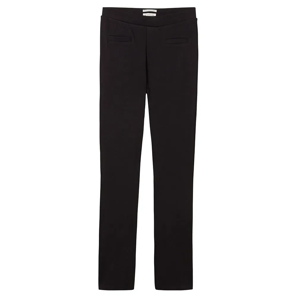 Детские брюки клеш для девочек Flared Interlock Tom tailor, Black
