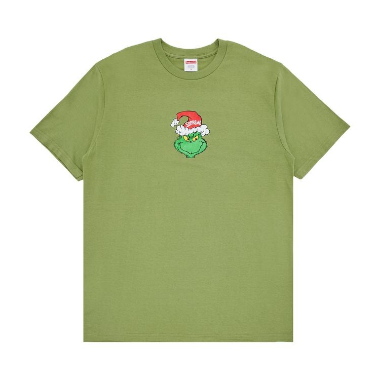 

Футболка Supreme Grinch Tee Moss, зеленый