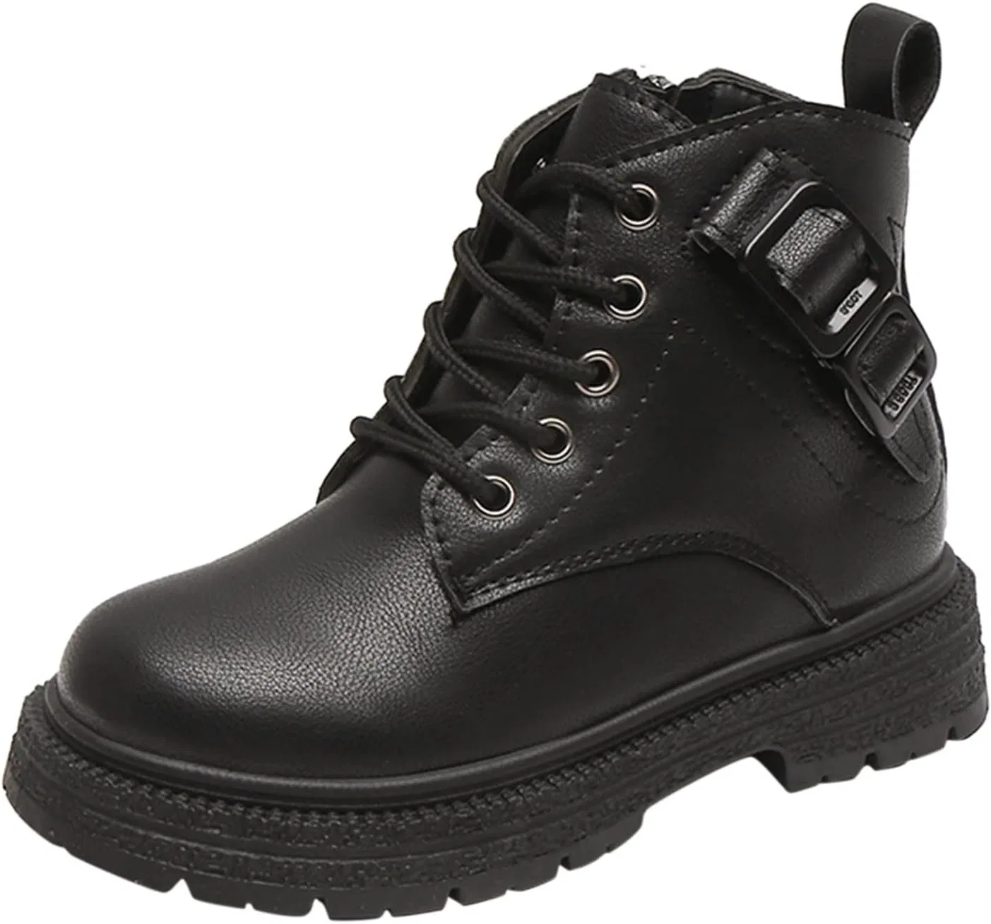 Детские зимние ботинки для девочек с подсветкой, Black