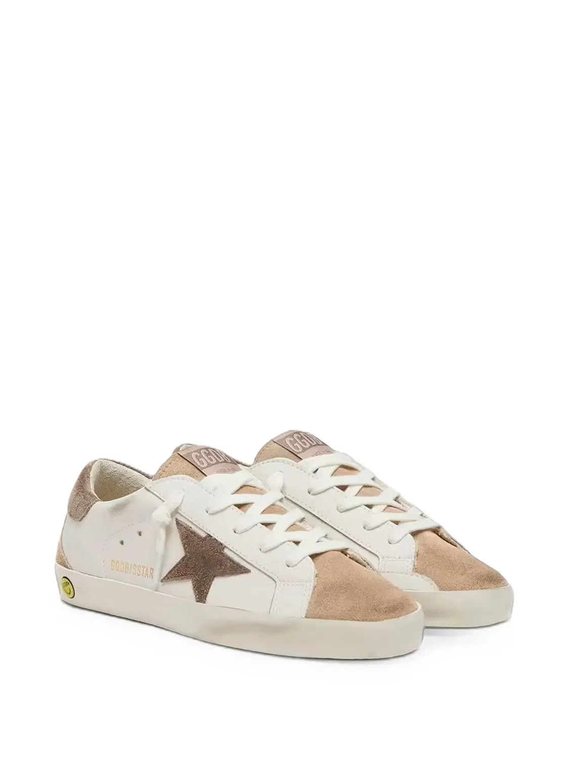 Кроссовки Super-Star кожаные белые Golden Goose, белый