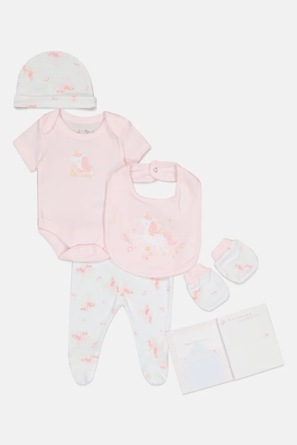 Комплект детской одежды с принтом из 6 предметов, Rock-A-Bye Baby Boutique, разноцветный — фото 4