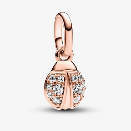 

Шарм-подвеска Pandora ME Lucky Ladybird Mini, розовое золото/прозрачный