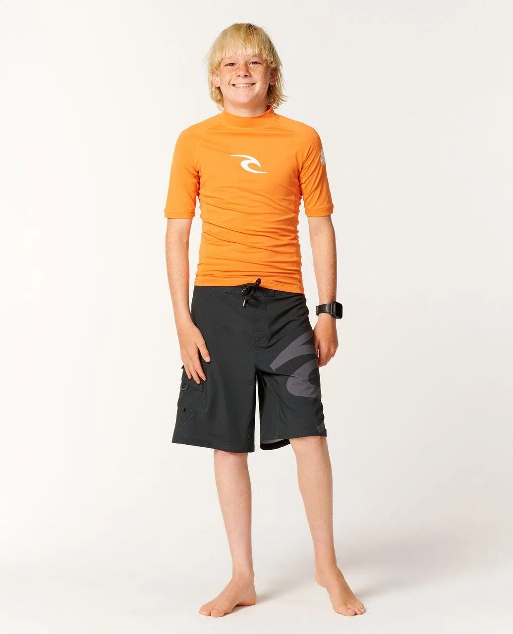 Детская футболка с защитой от солнца Waves Rip Curl, Orange — фото 4