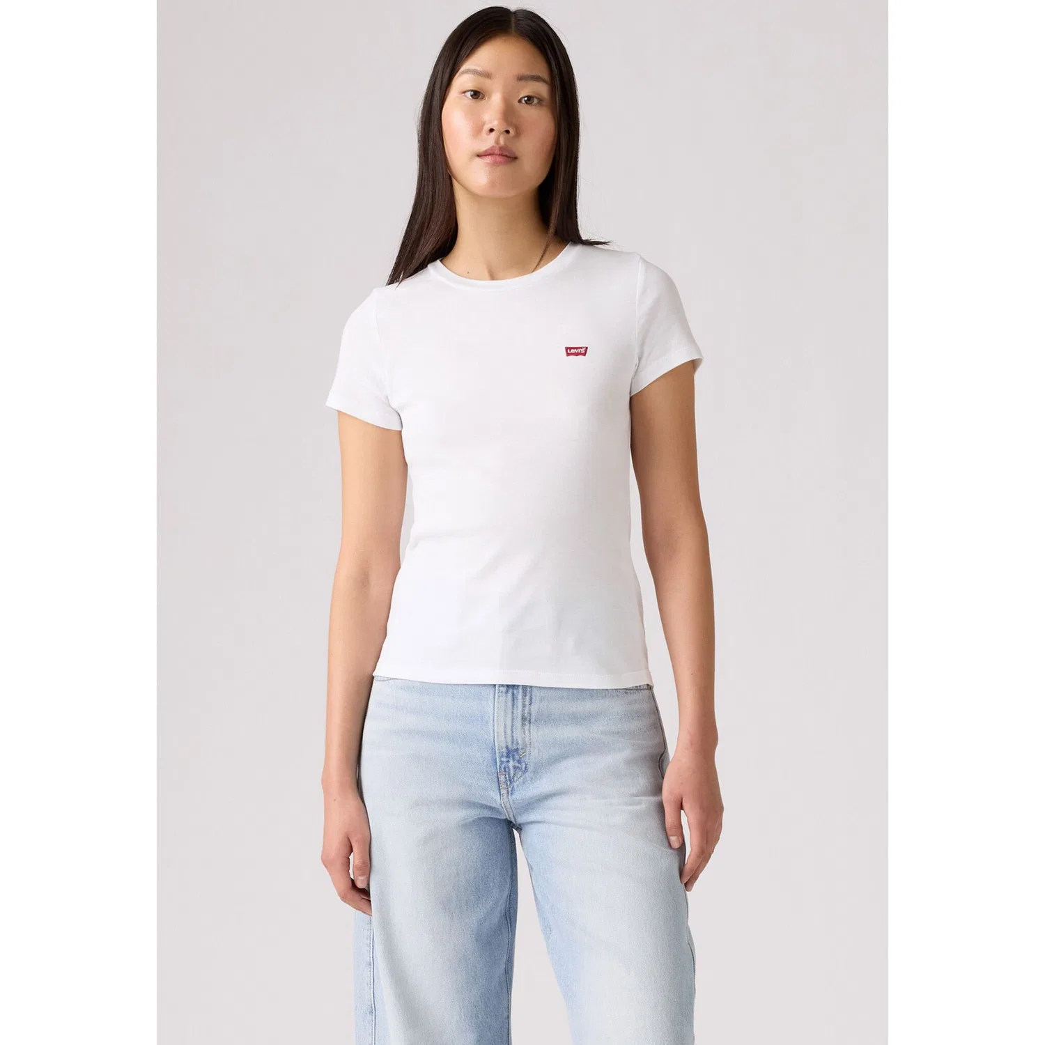 Женская футболка с логотипом Levi's, White — фото 2