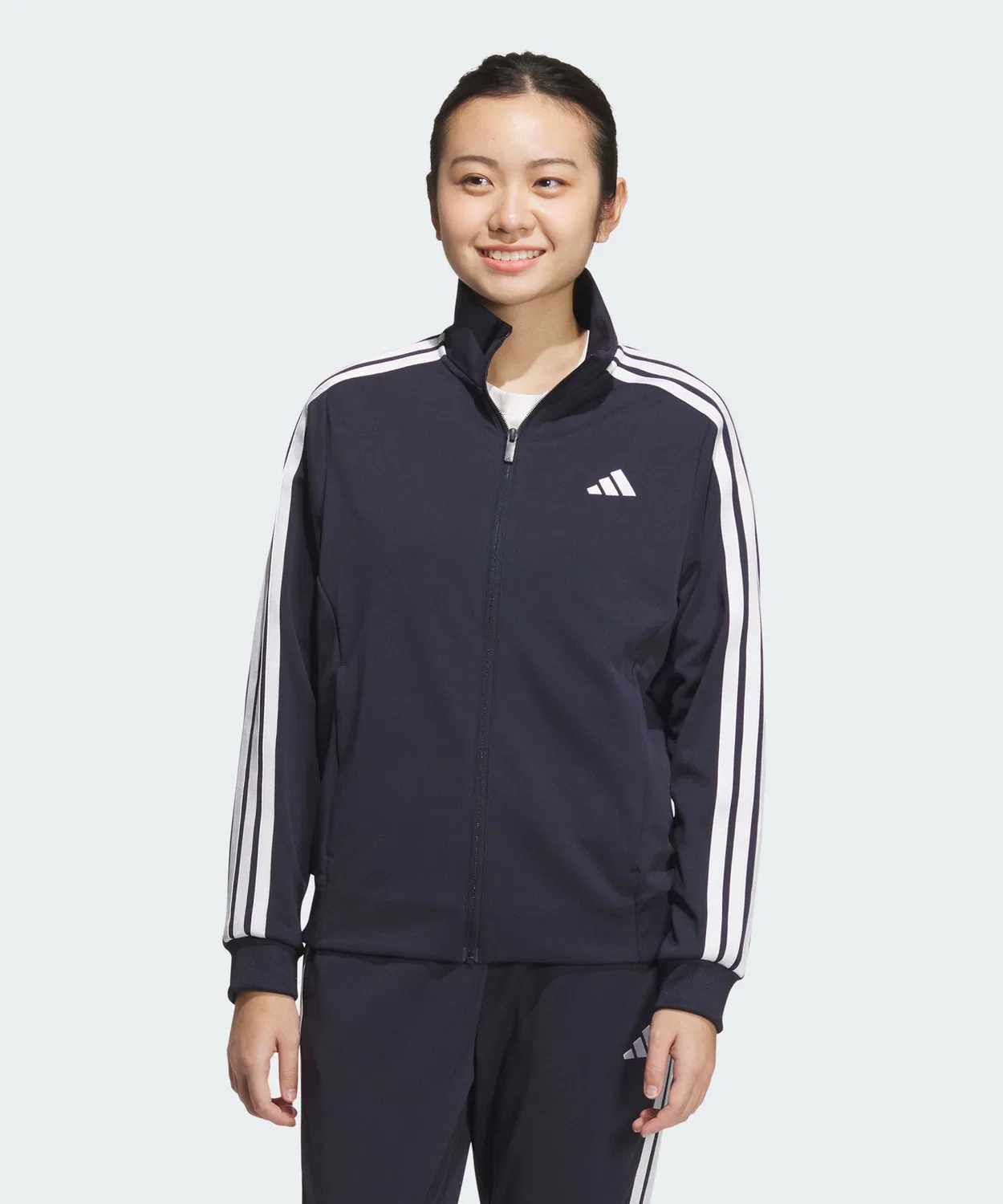 Женский лонгслив с принтом Adidas, Blue