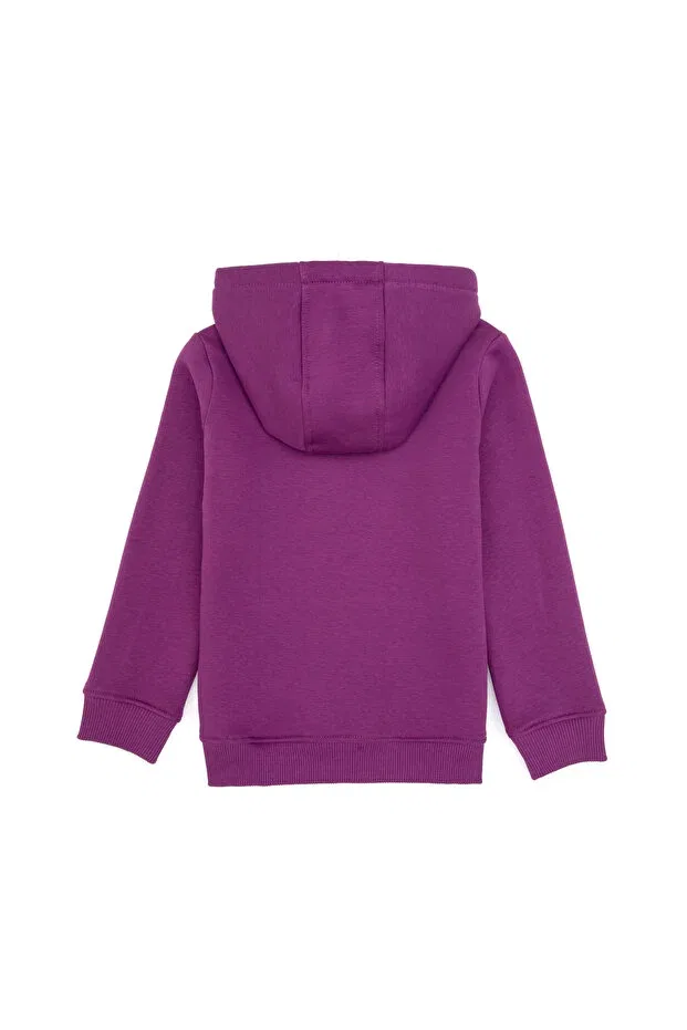 Детское худи для девочек с длинным рукавом U.S. Polo Assn., Violet — фото 4