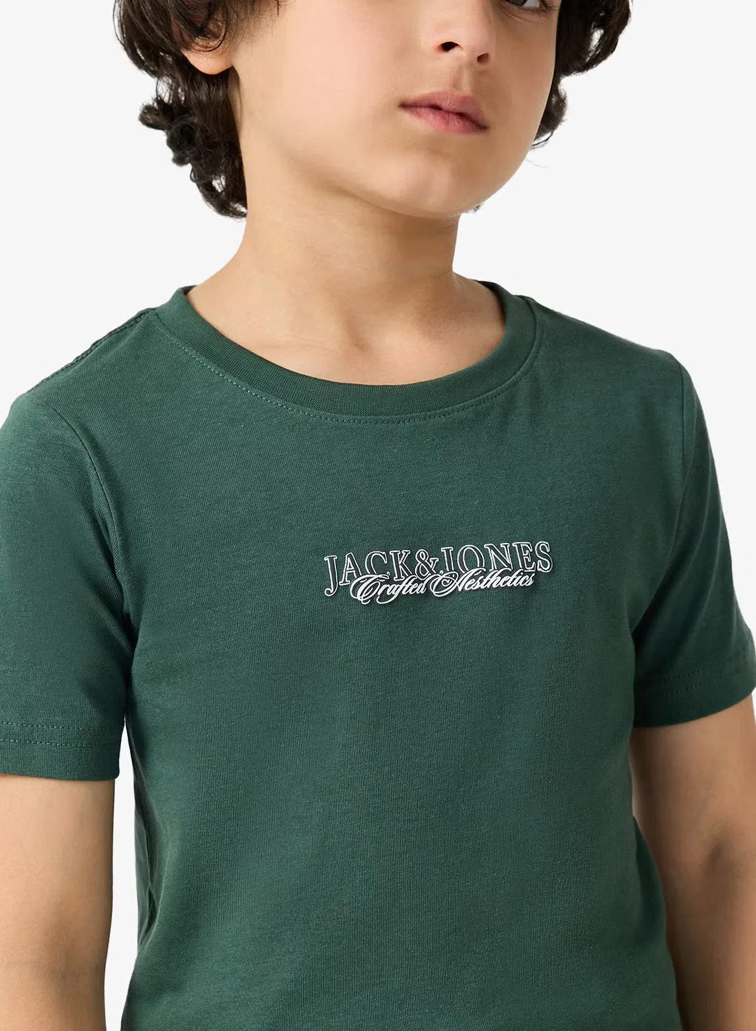 Jack & Jones Junior Комплект футболок с принтом с длинным и коротким рукавом, черный — фото 3