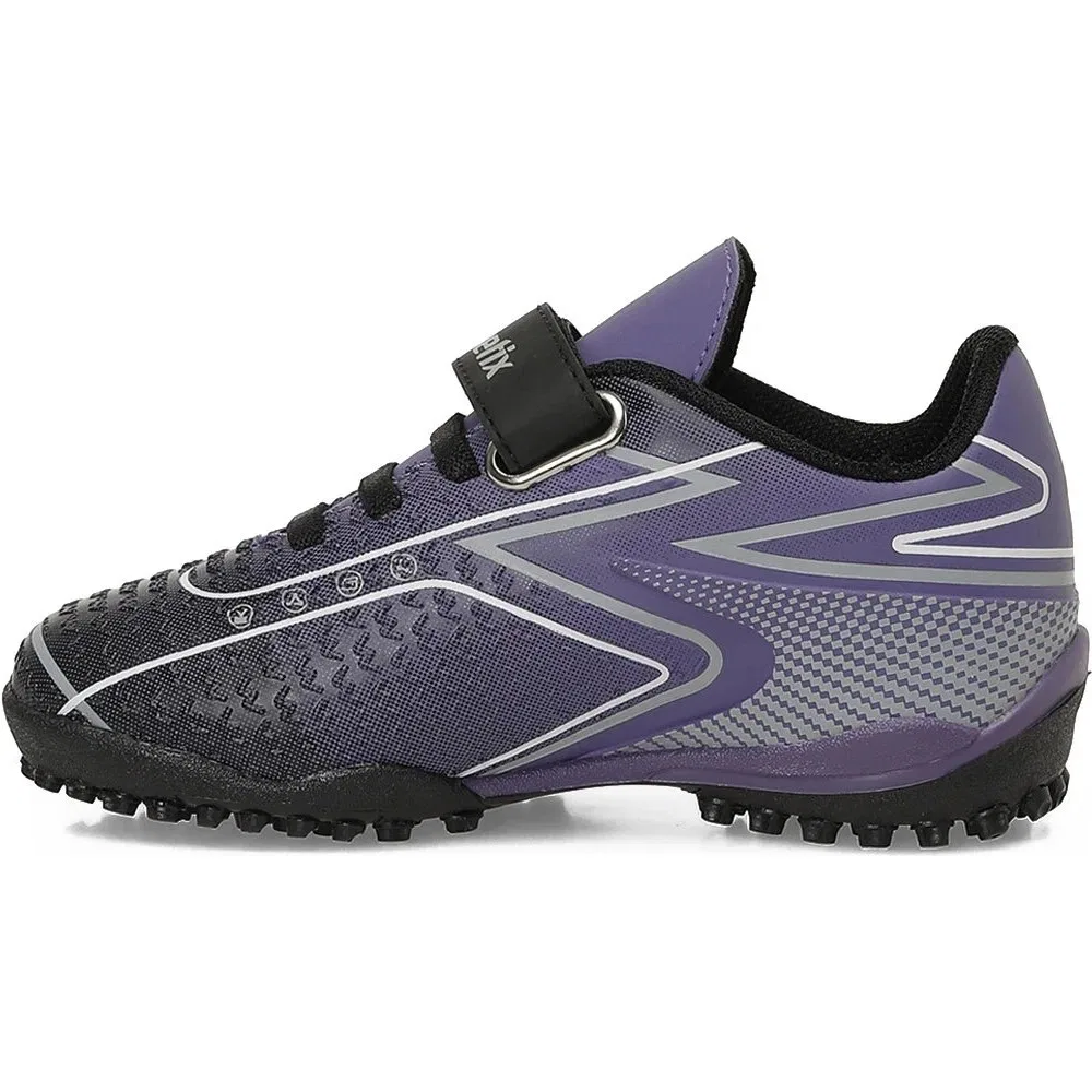 Детские футбольные бутсы для мальчиков на литой подошве Velocity Tf P 6fx, Purple Kinetix — фото 4