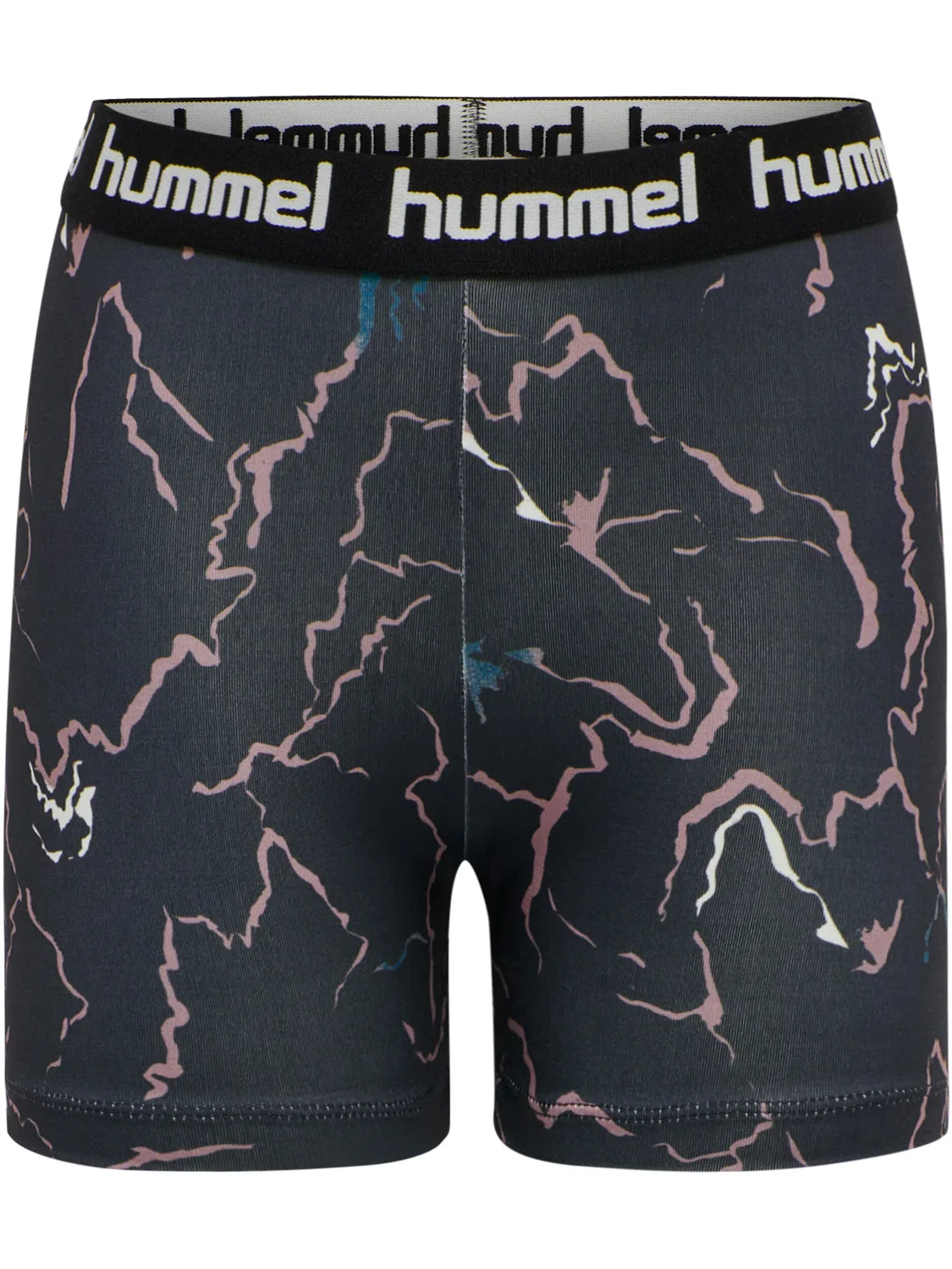 Детские шорты с принтом Hmlmimmi Hummel, Schwarz Malvenfarben — фото 2