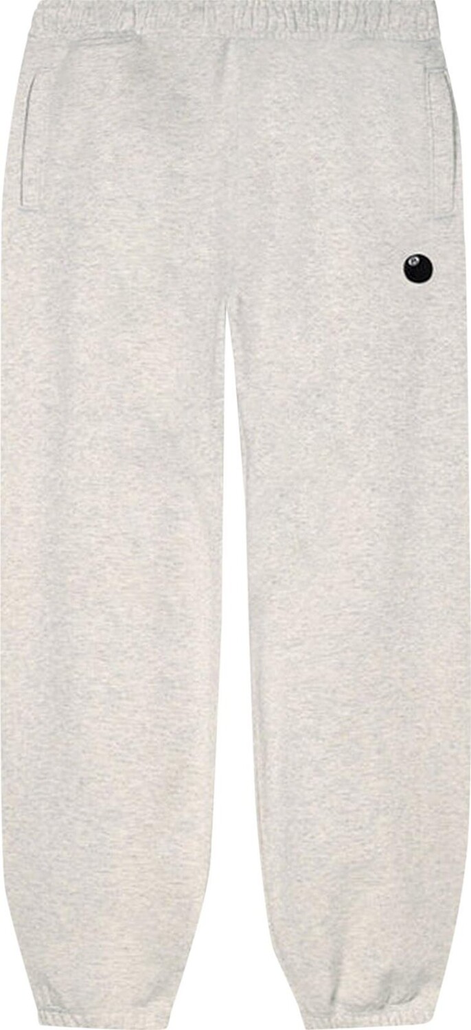 Брюки Stussy 8 Ball Appliqu Pant 'Ash Heather', серый