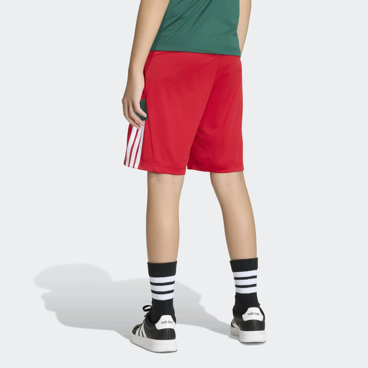 Спортивные брюки Adidas Sportswear Regular Workout Pants красного цвета — фото 4