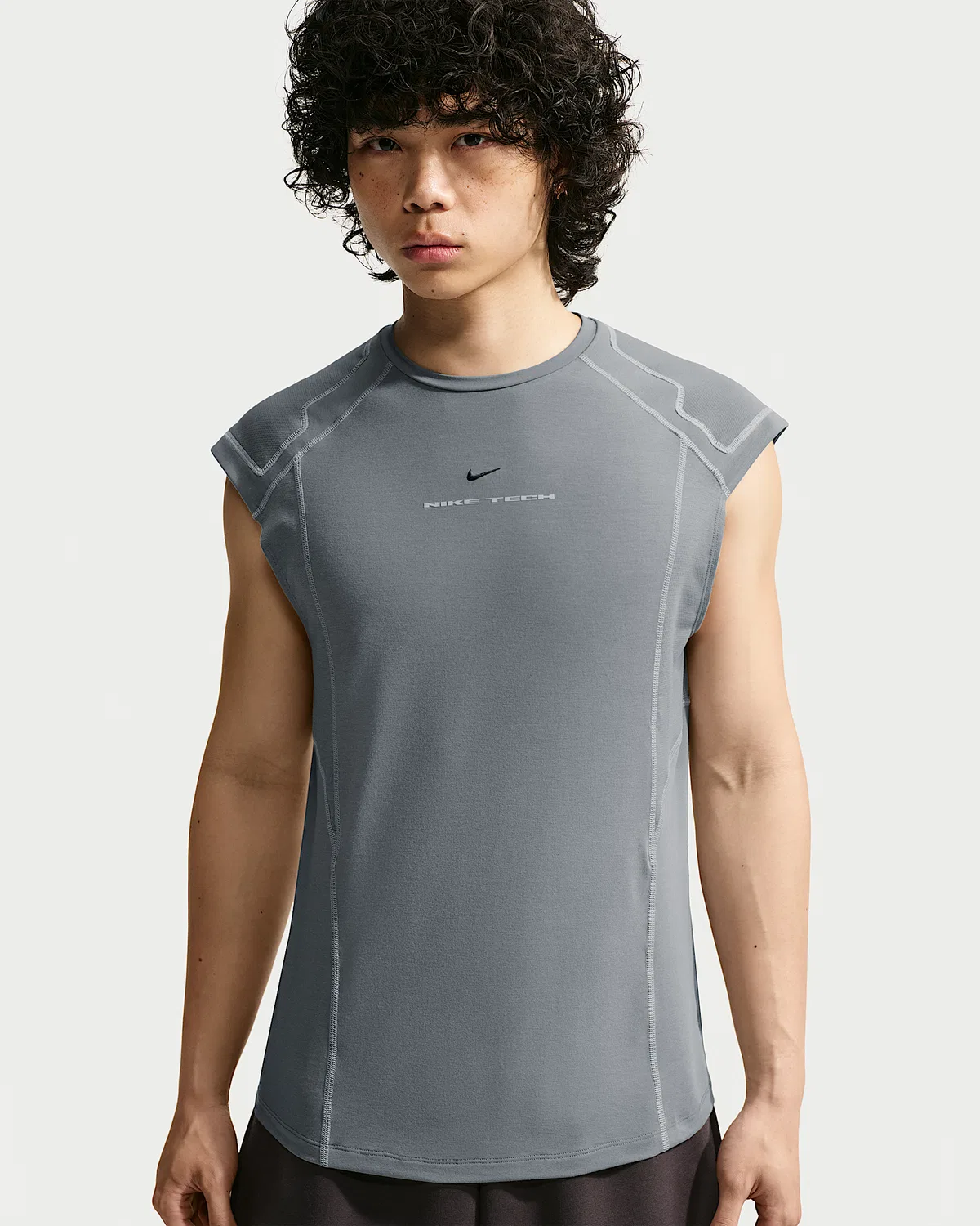 Мужской безрукавный топ Nike Tech Dri-FIT, Cool Grey/Wolf Grey/Black