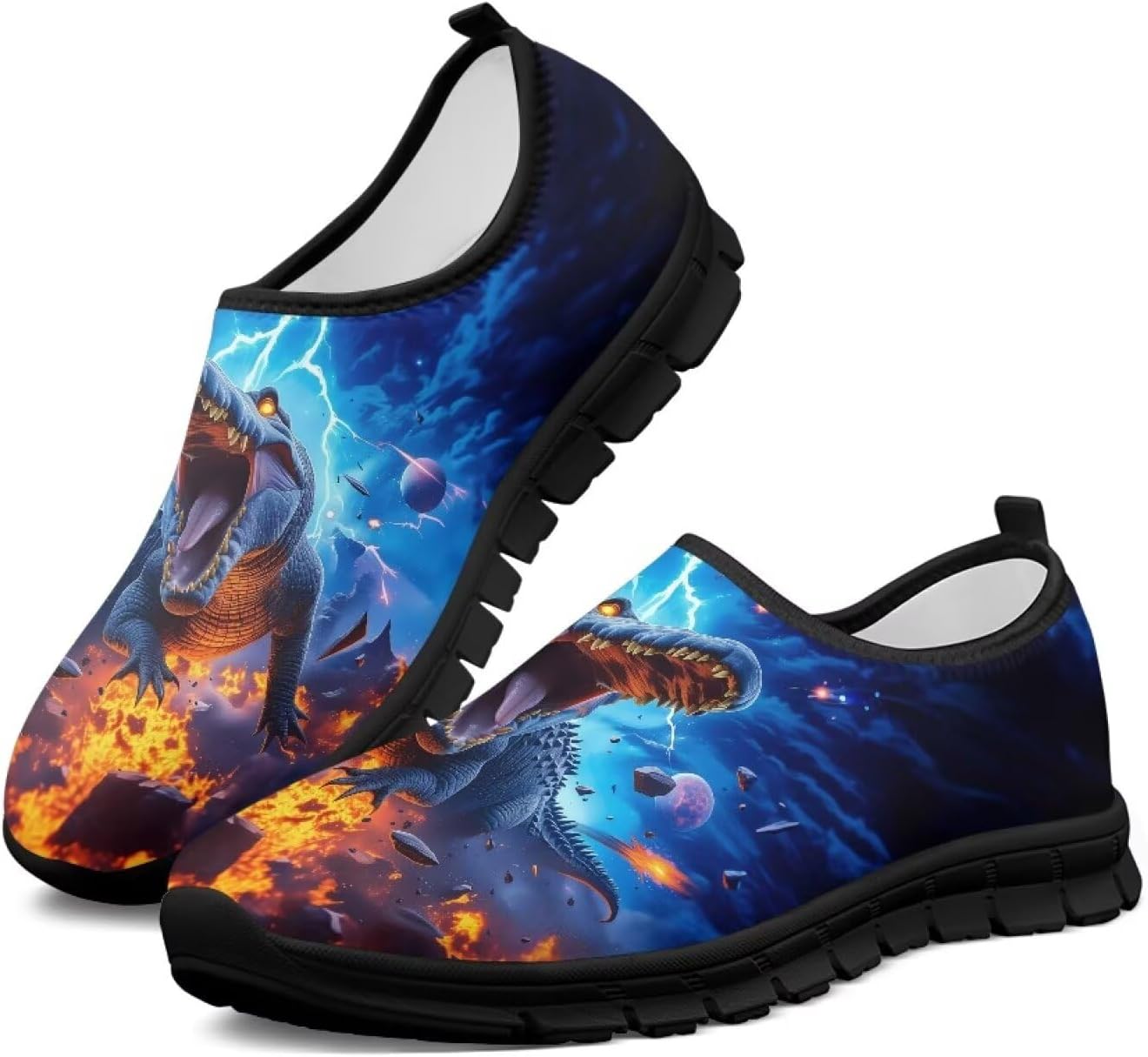 

Мужские слипоны на плоской подошве, повседневные кроссовки с удобной стелькой, дышащие спортивные туфли-лоаферы для мужчин Tomeusey, Crocodile