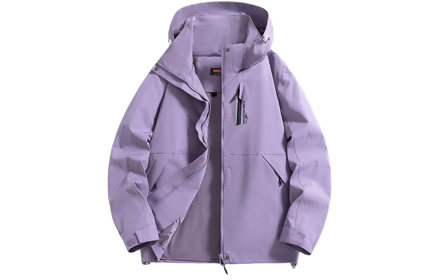 Детская куртка с капюшоном утепленная BALENO, Pink Purple