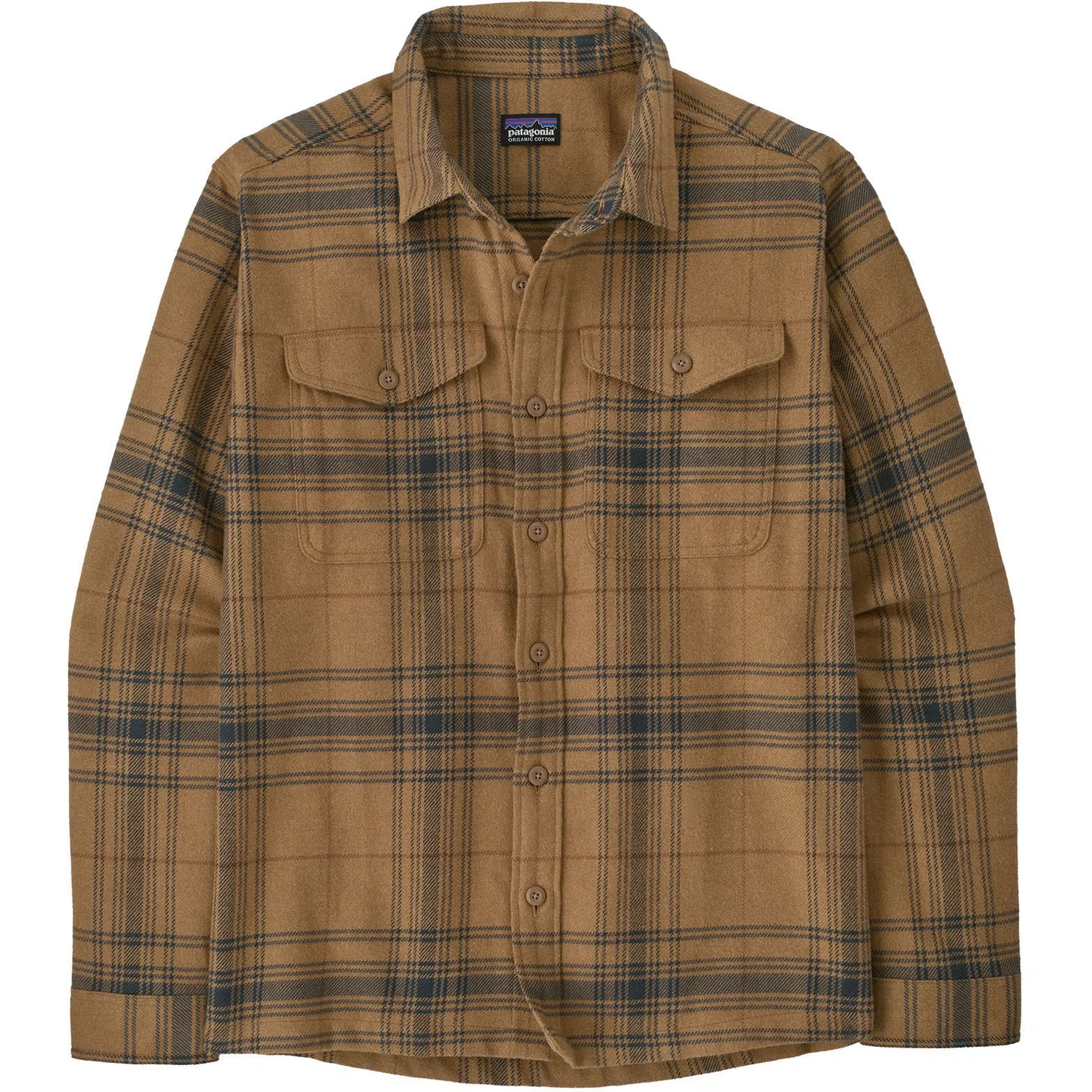 Рубашка фланелевая с длинным рукавом Fjord Flannel Patagonia, Dissolve/Slab Khaki