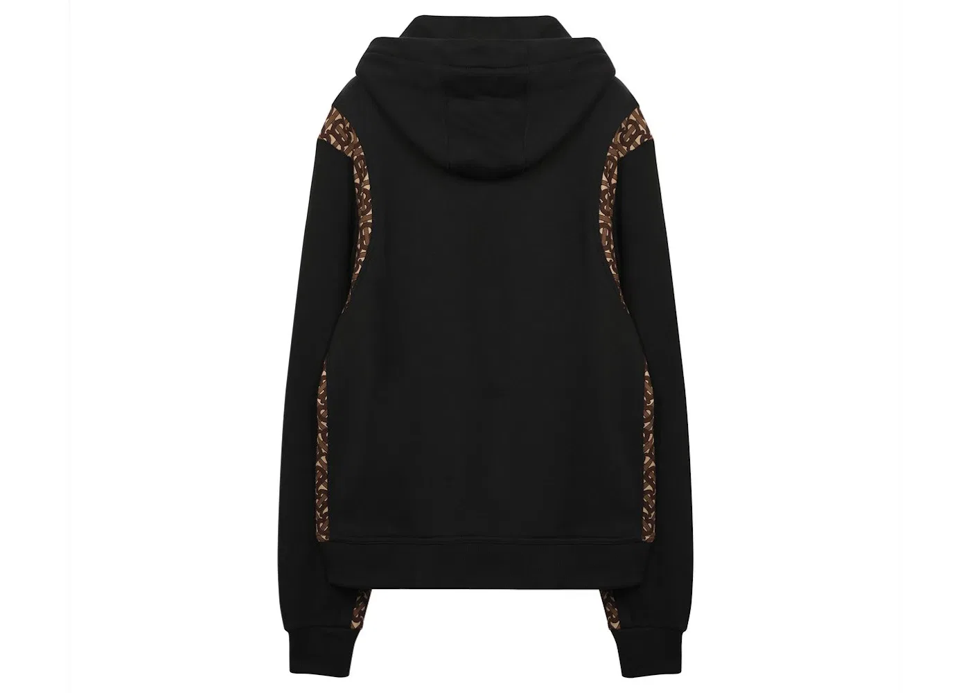 Женский свитшот хлопковый Burberry Checker Cotton Sweatshirt, Black — фото 2