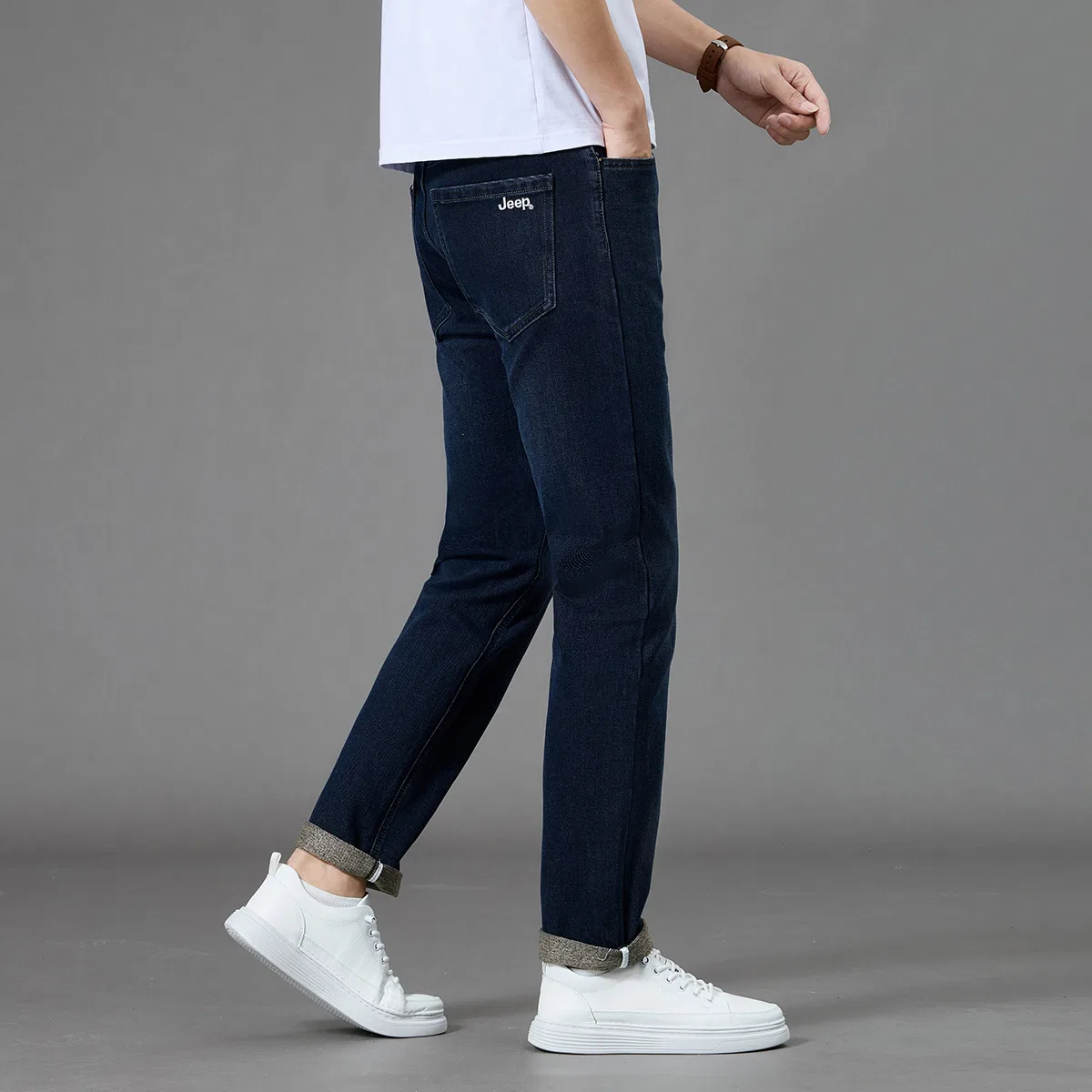 Детские джинсы Jeep Leisure Collection, Dark Blue — фото 4