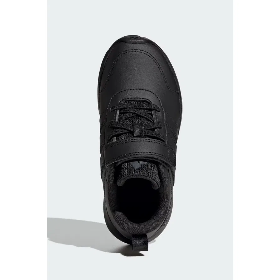 Детские спортивные кроссовки с эластичными шнурками и липучкой VL Move EL C adidas, Черный — фото 3
