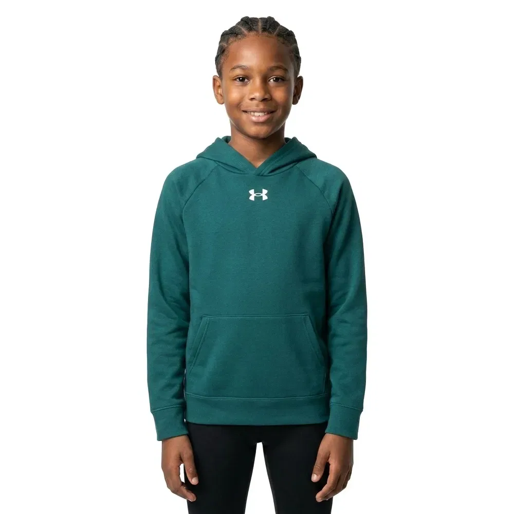 Детское худи для мальчиков с флисом Rival Fleece Under armour, Green