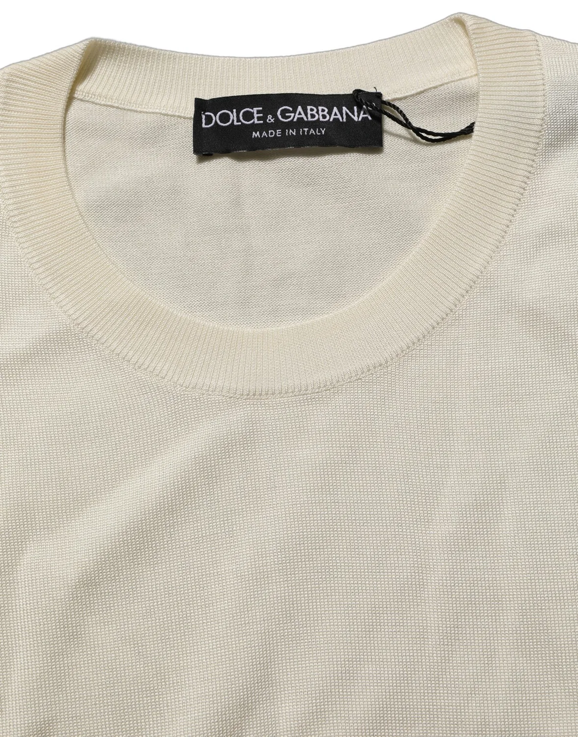 Женский пуловер с рукавами 3/4 Crew Neck Pullover Dolce & Gabbana, Off White