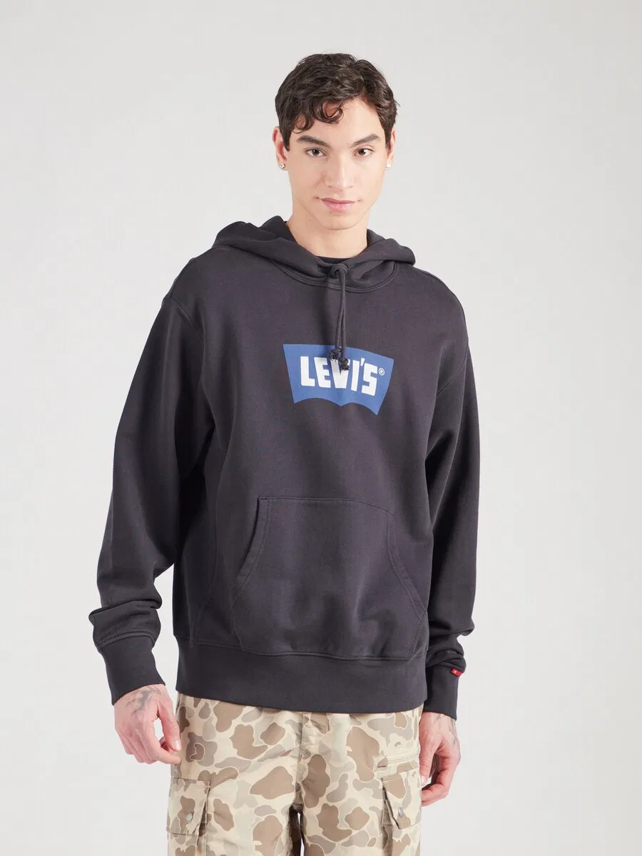 Толстовка LEVI'S 'Premium Graphic' черного цвета — фото 3
