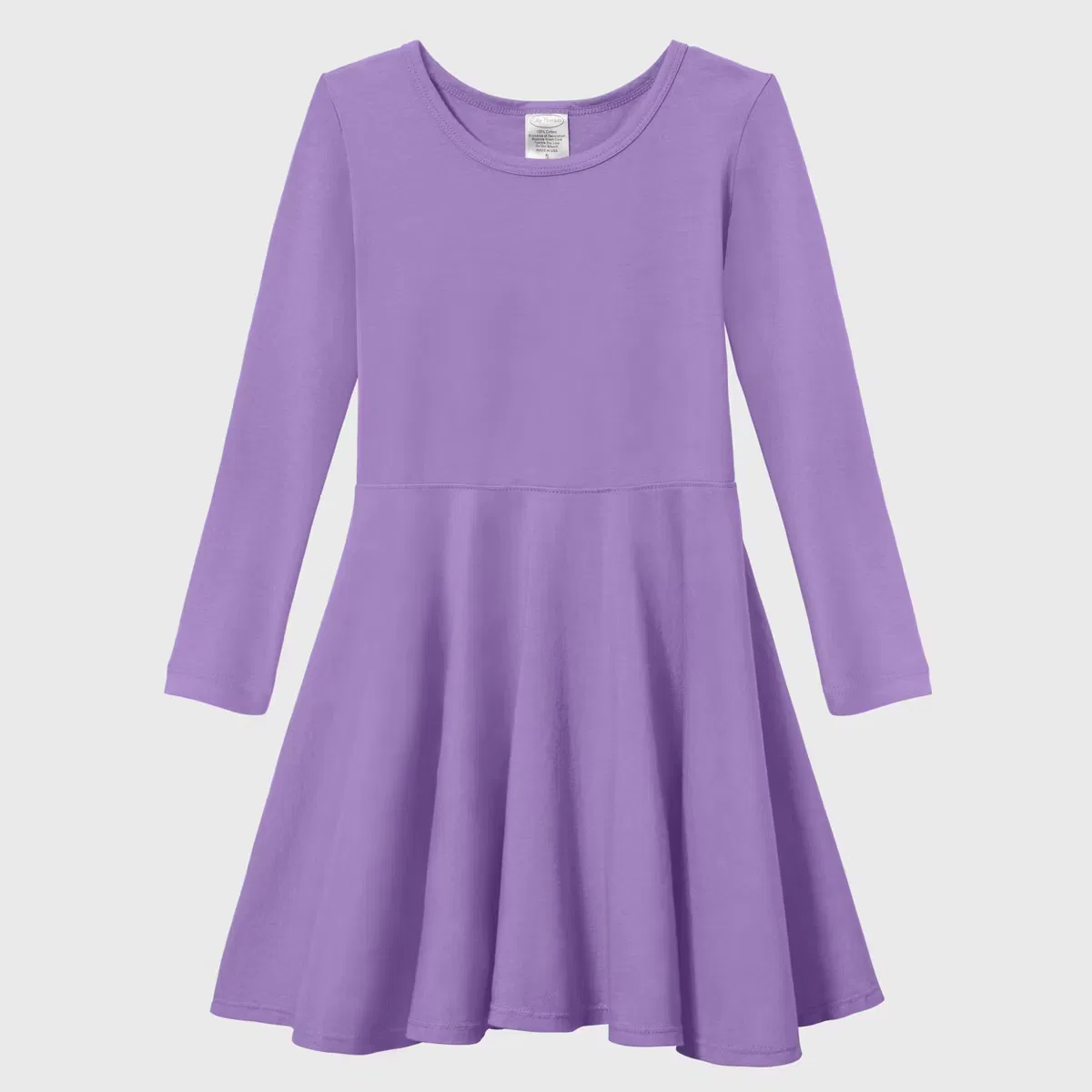 Платье с длинным рукавом Skater City Threads, Deep Purple — фото 2